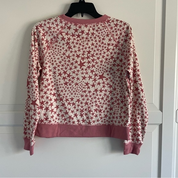 New! L*Space Hayes pullover cream and pink star print crewneck nwt 30776 - Picture 6 of 8